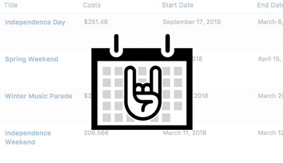 Events Calendar Integration for Admin Columns Events Calendar Integration for Admin Columns