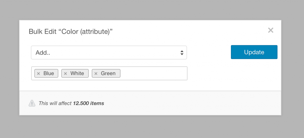 WooCommerce Bulk Edit Attributes