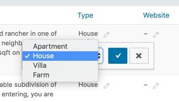 Quick edit ACF Choice field data