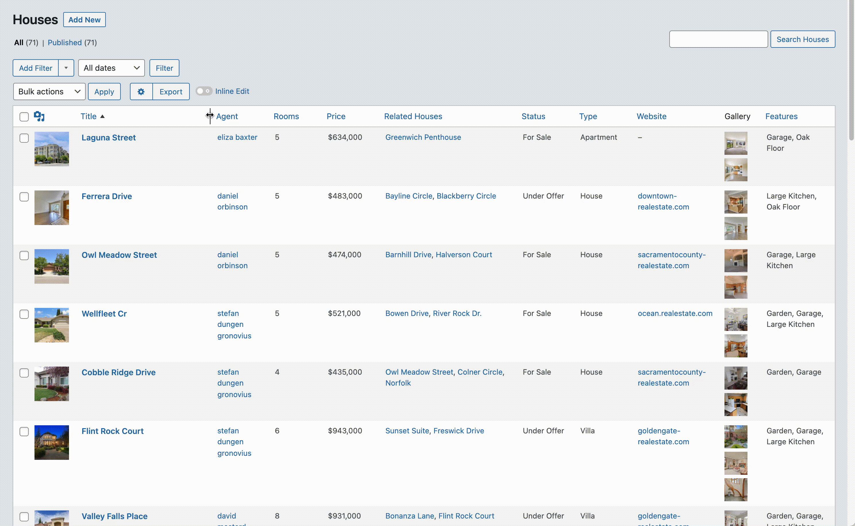 Resize your column width 