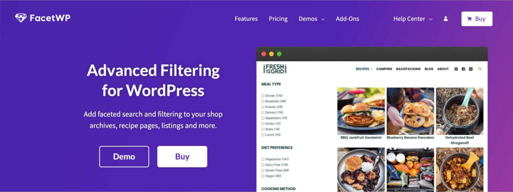 FacetWP WordPress plugin banner