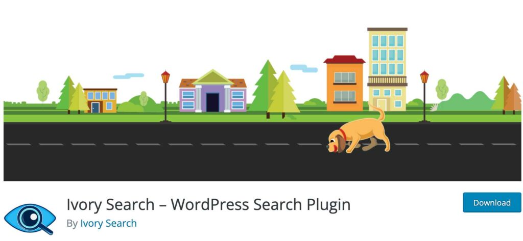 Ivory Search WordPress plugin banner