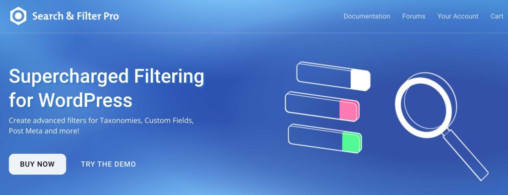 Search & Filter Pro WordPress plugin banner