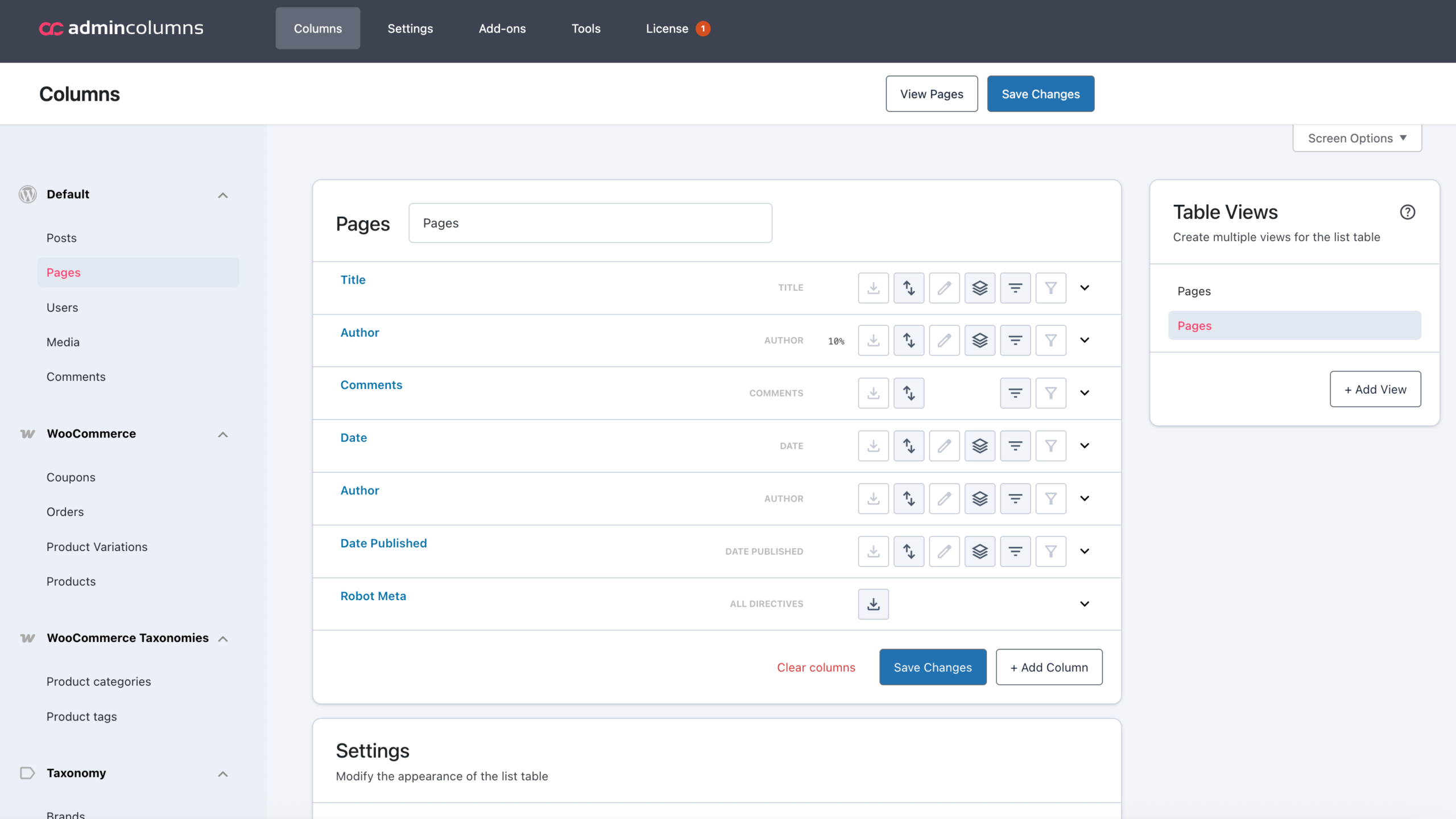 New interface