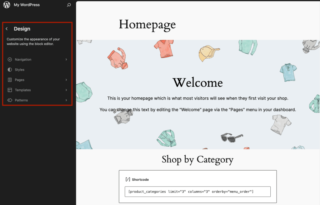 7 - Customizing a theme in traditional WordPress settings