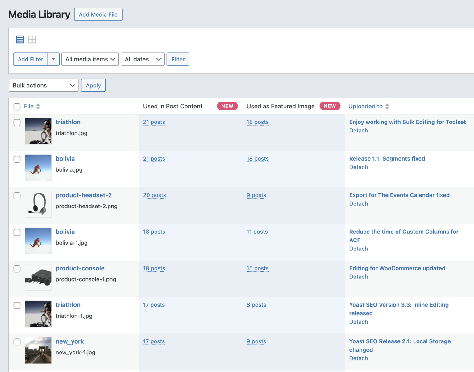 5 Ways to Find Where Images Are Used in WordPress - Blog - Admin Columns